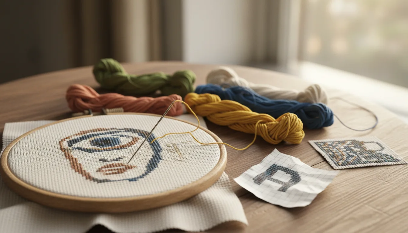 Photo Cross Stitch Pattern Size: Stitches vs Detail